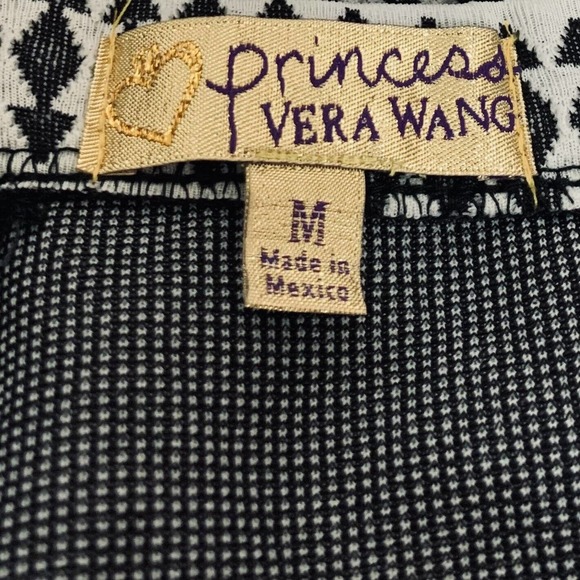 PRINCESS VERA WANG WOMEN'S GRAY & WHITE BOHO SOUTHWEST ABSTRACT ZIP UP SKIRT - Picture 4 of 7